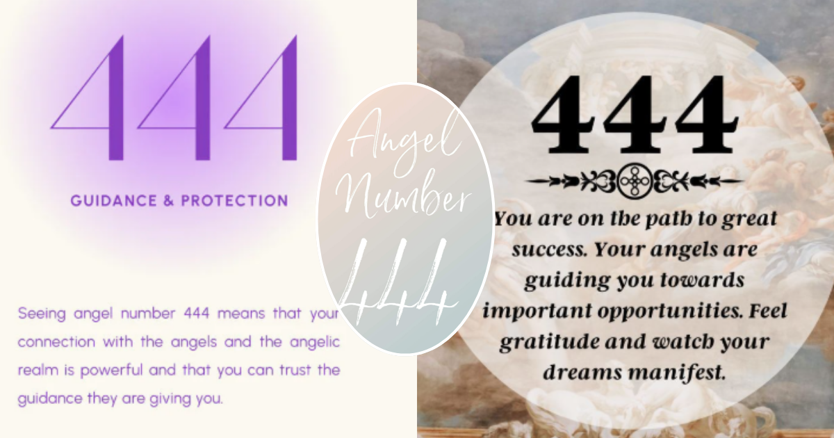 444 Angel Number Meaning